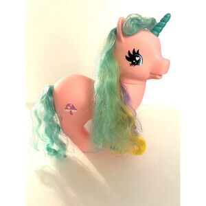 My Little Pony Unicorn Mushroom Cutie Mark 10" Brushable Hair